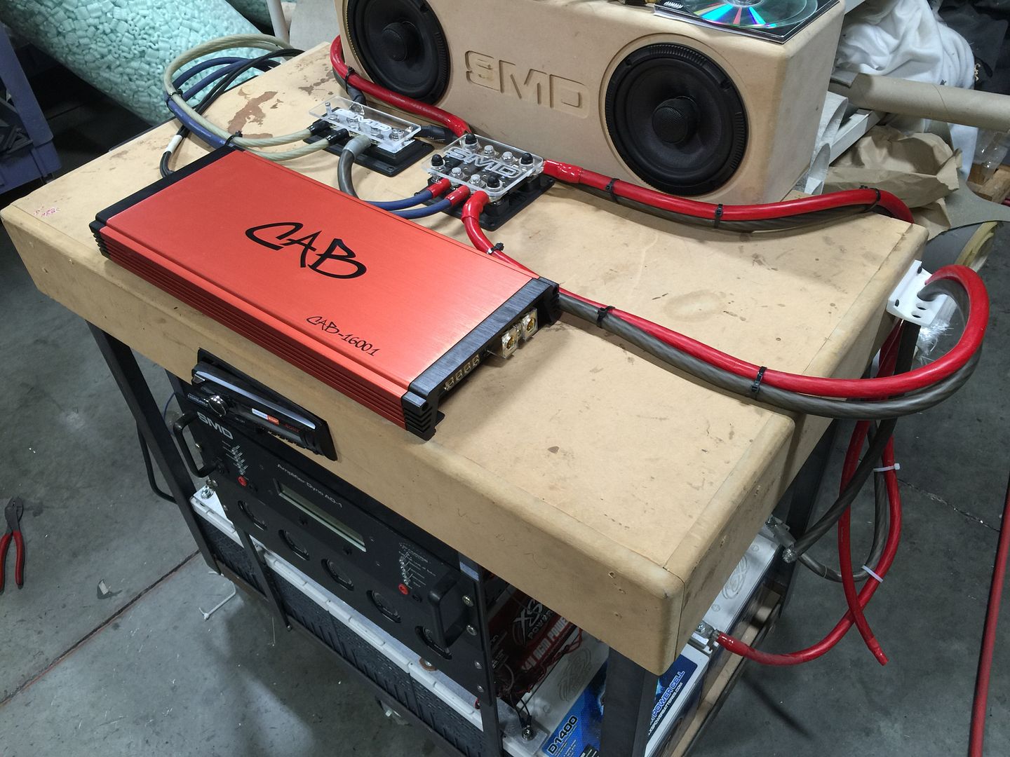 CAB 1600.1 (Car Audio Bargain) Rated 1600 watts RMS 1 ohm (pre Amp